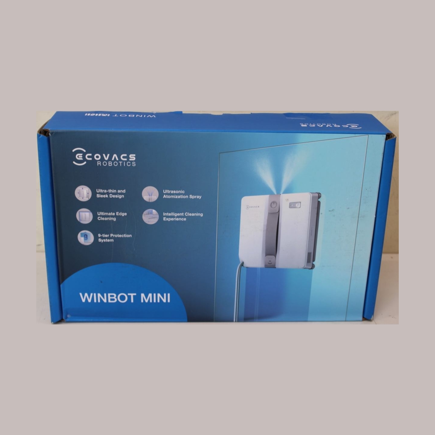 Ecovacs | Ecovacs Windows Cleaner Robot | WINBOT MINI GREY | Corded | Grey | DAMAGED PACKAGING