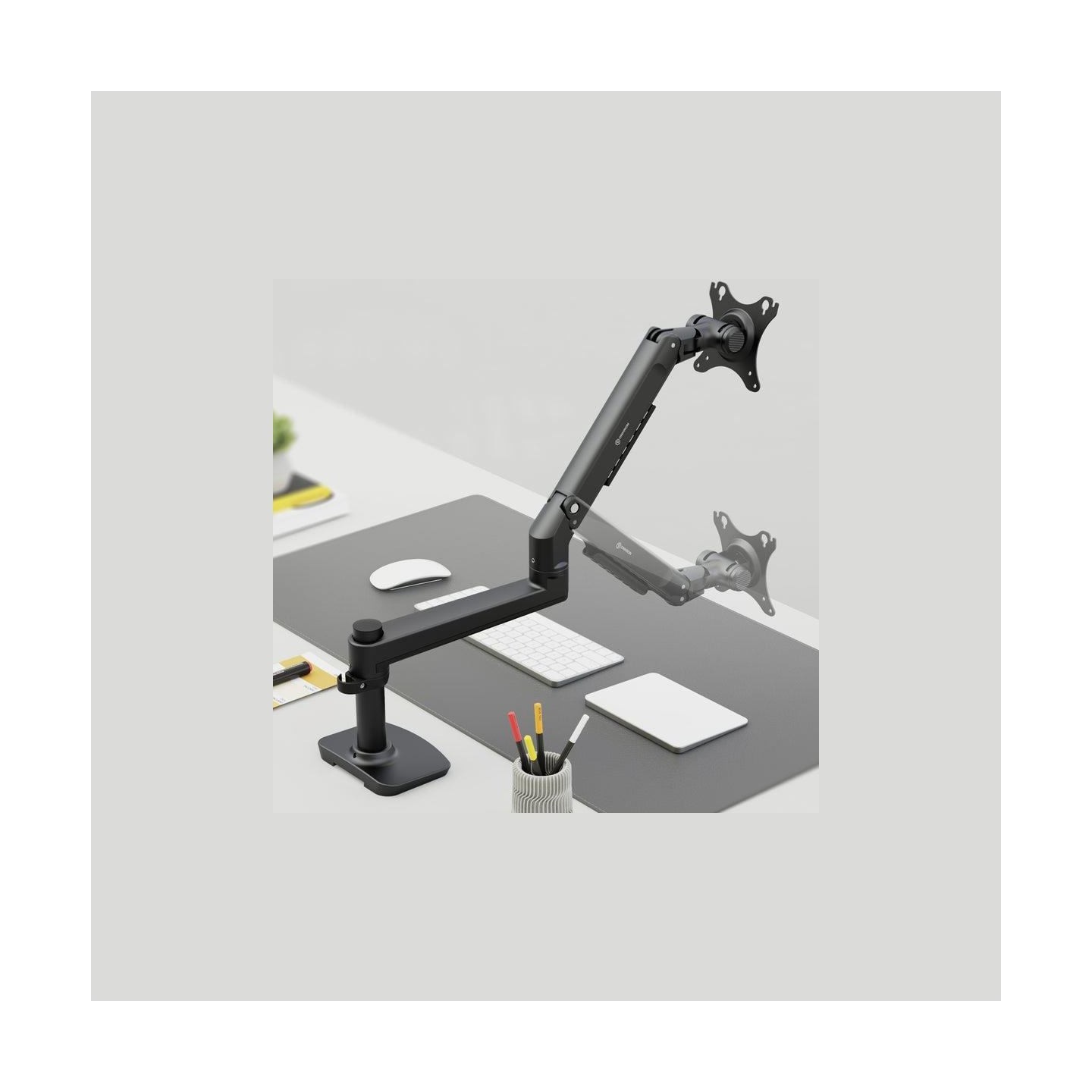 Onkron Desk mount for Monitor 17"- 38", max 11 kg, tilt-swivel, with rotation
