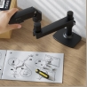 Onkron Desk mount for Monitor 17"- 38", max 11 kg, tilt-swivel, with rotation