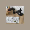 Onkron Desk mount for Monitor 17"- 38", max 11 kg, tilt-swivel, with rotation