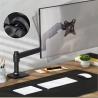 Onkron Desk mount for Monitor 17"- 38", max 11 kg, tilt-swivel, with rotation