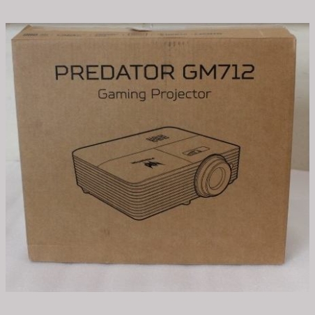 Acer PREDATOR GM712 Projector, DLP, 4K UHD, 4000lm, 20000/1, HDMI, Black |  Acer | PREDATOR GM712 | 4K UHD (3840 x 2160) | 3600 