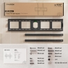 Onkron Fixed TV Wall Mount for 55 to 100-inch Flat Panel TVs Digital Panels 75 kg, Black