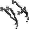 Onkron Dual Monitor Desk Mount Stand for 13 to 32-Inch LCD LED Monitors up to 9 kg, Black
