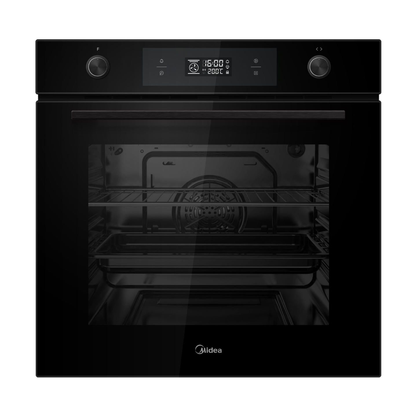 Midea MBON5M90E6-BK Oven, Built-in, Electric, Width 59.5 cm, Touch Display, Black | Midea