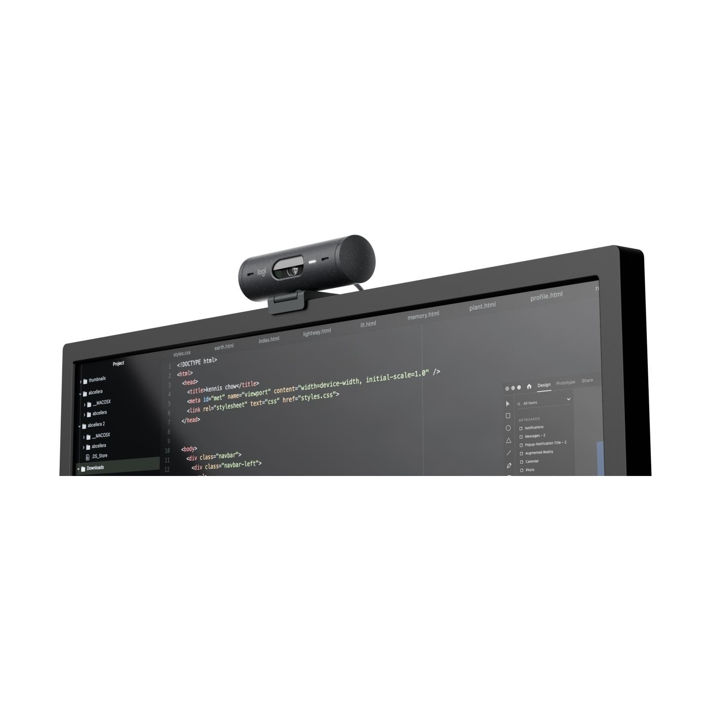 Logitech BRIO 500 1920 x 1080 grafit / 960-001422