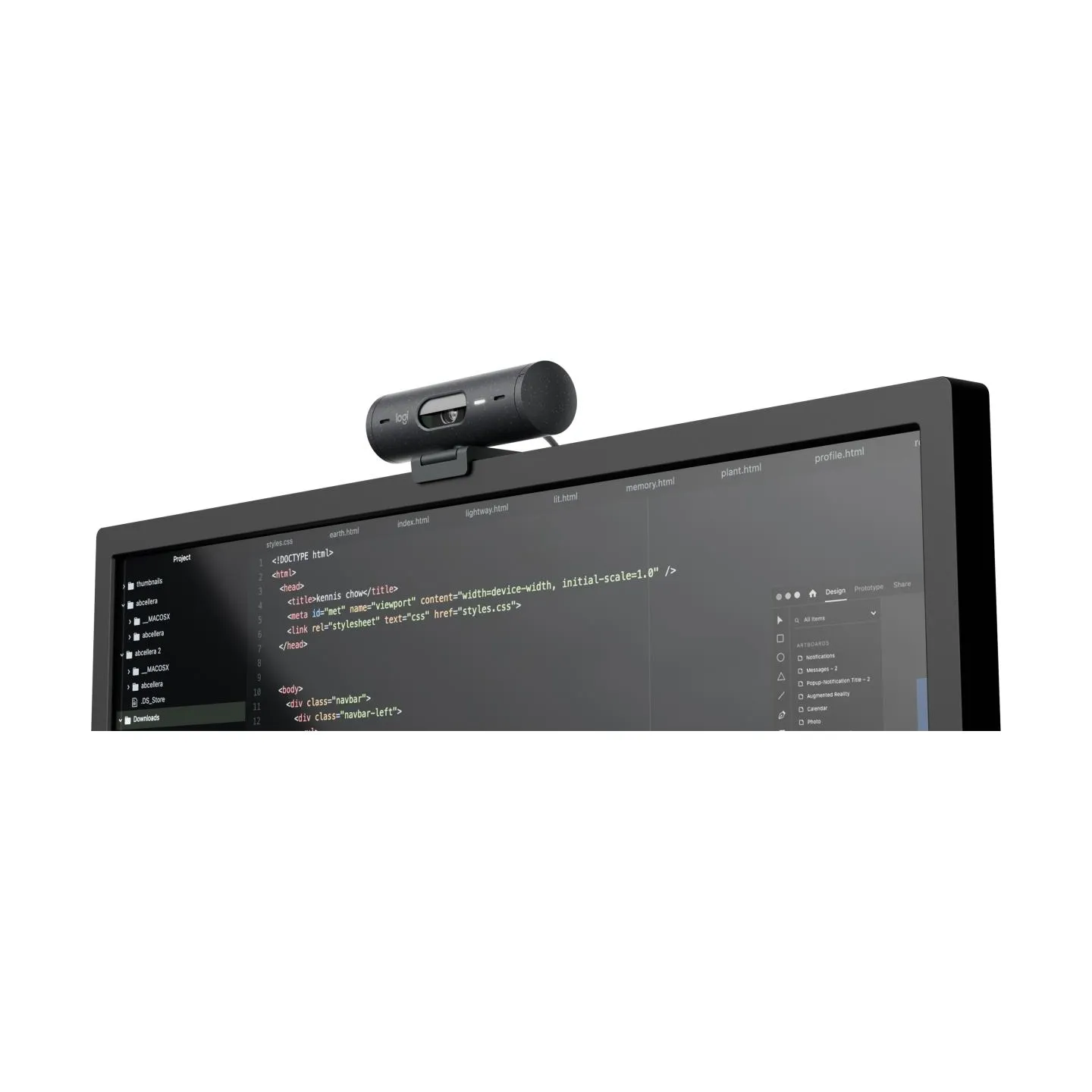 Logitech BRIO 500 1920 x 1080 grafit / 960-001422