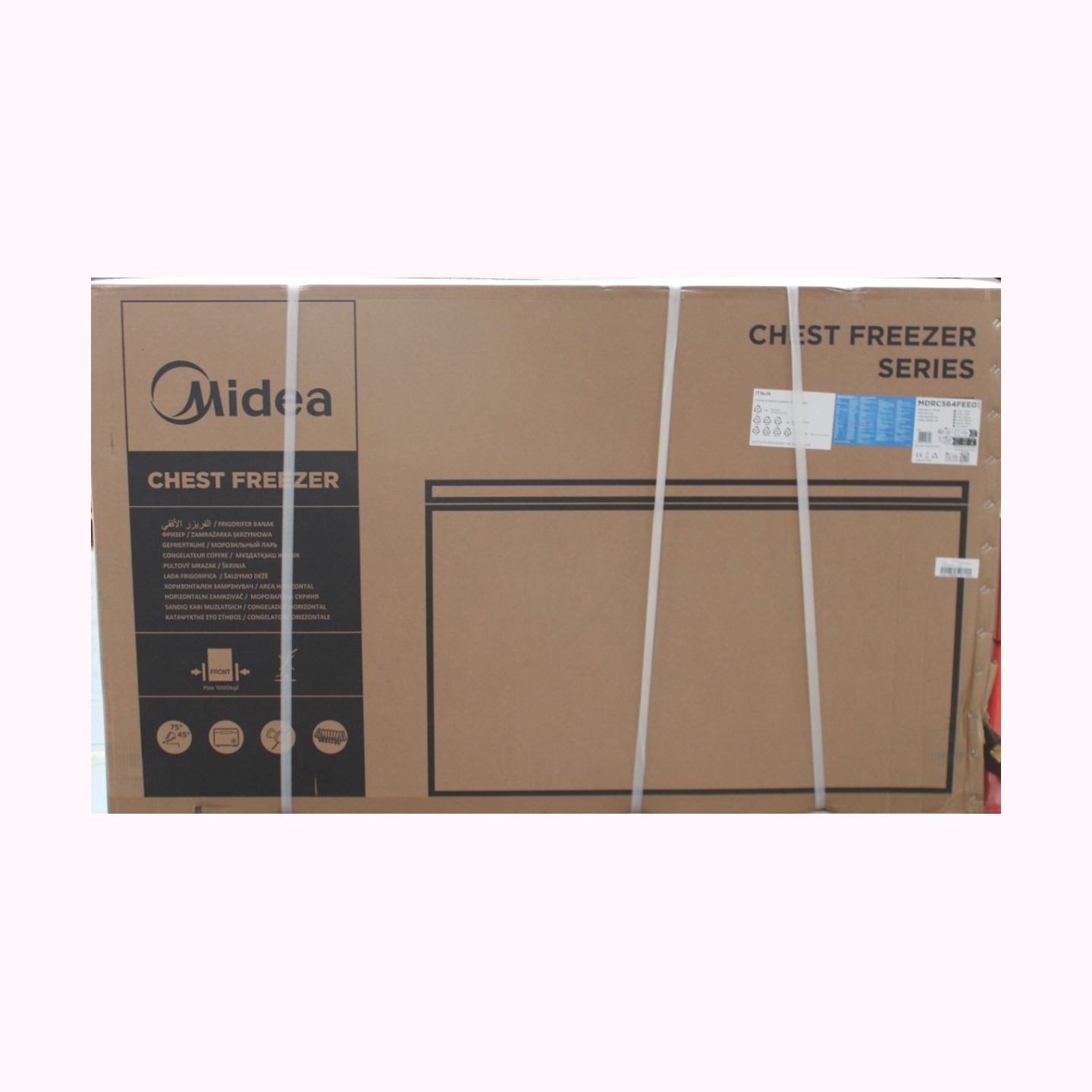 Midea Freezer | MDRC564FEE01 | Energy efficiency class E | Chest | Free standing | Height 82.5 cm | Total net capacity 418 L | W