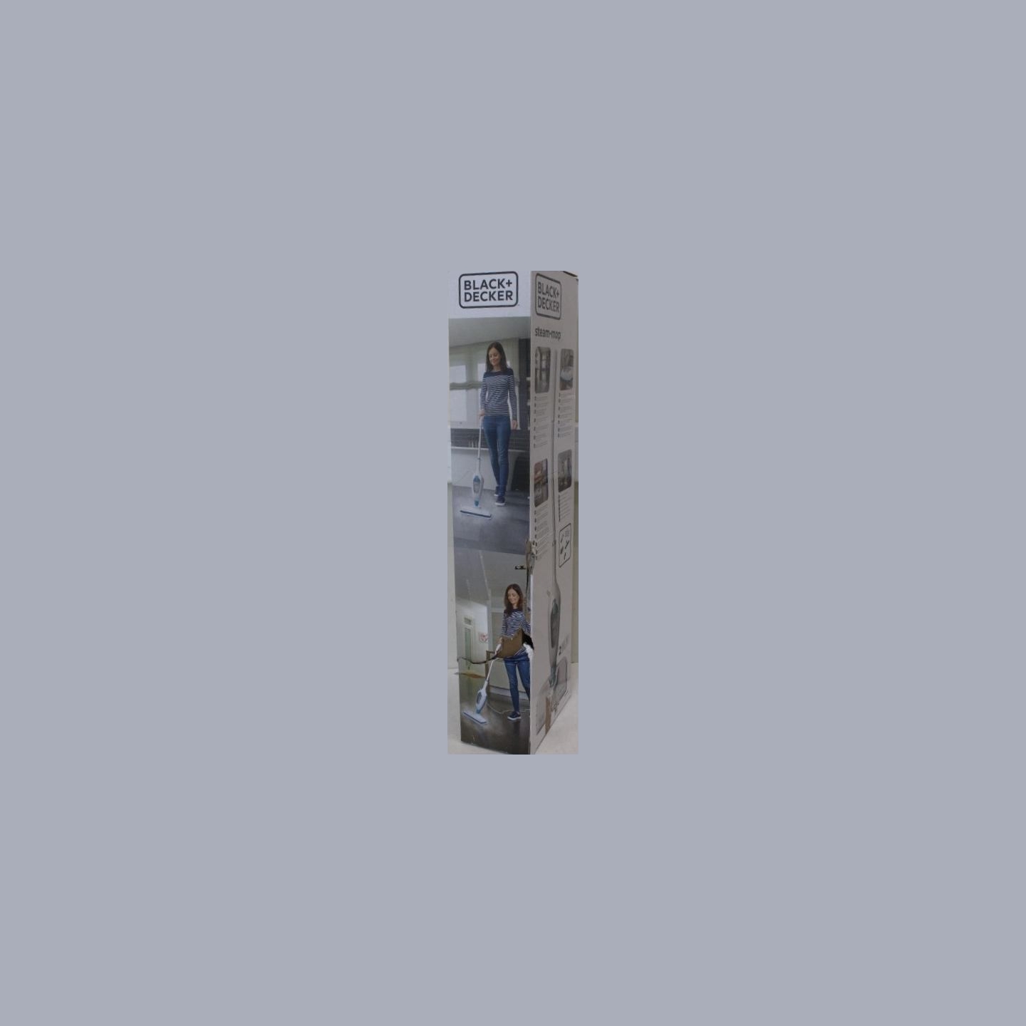 Black & Decker | Steam Mop | FSMH13E5-QS | Corded operating | 1300 W | White | Warranty 9 month(s) | DAMAGED PACKAGING