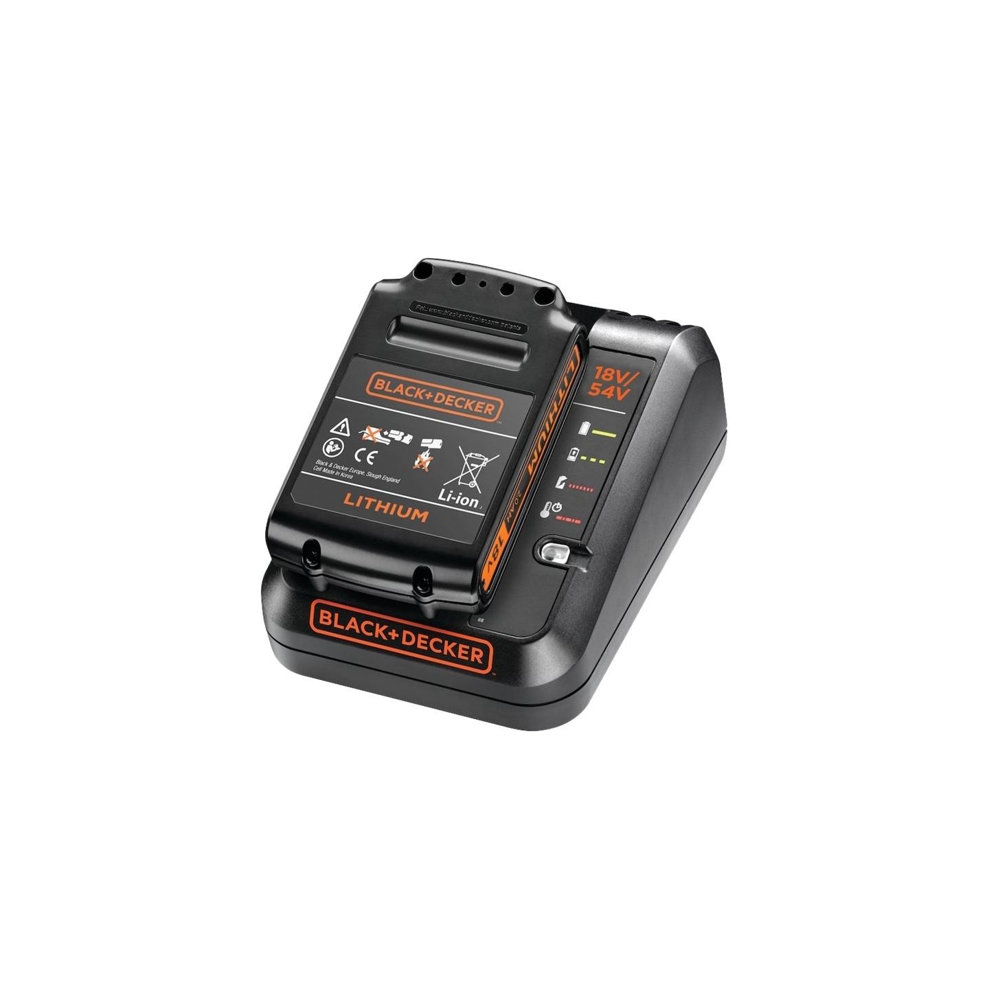 Black & Decker 18V, 1x2.0 Ah Charger | BDC2A20-QW