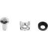 Lanberg | 19" Mounting screws set (basket, washer, screw), 10 pcs | AK-1304-S