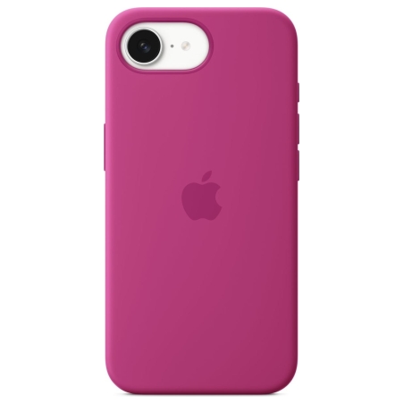 Apple Back cover | Apple | iPhone 16e | Silicone | Fuchsia