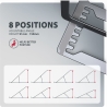 Axagon STND-LAG ALU stand for laptops 10-17 8 positio