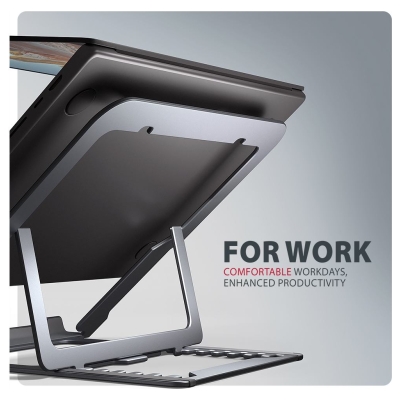 Axagon STND-LAG ALU stand for laptops 10-17 8 positio