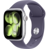 Apple Watch Series 11 GPS + Cellular 42mm Silver Aluminium Case with Purple Fog Sport Band - M/L | Apple