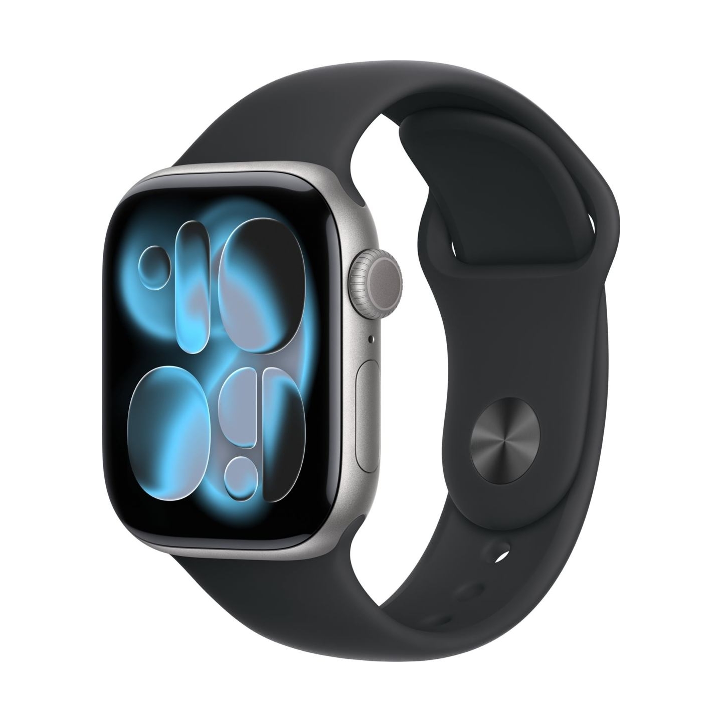 Apple Watch Series 11 GPS + Cellular 42mm Space Grey Aluminium Case with Black Sport Band - M/L | Apple