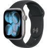Apple Watch Series 11 GPS + Cellular 42mm Space Grey Aluminium Case with Black Sport Band - M/L | Apple