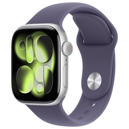 Apple Watch Series 11 GPS + Cellular 42mm Space Grey Aluminium Case with Black Sport Band - S/M | Apple
