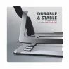 Axagon STND-LAG stand for laptops and tablets. Aluminum stand for laptops size 10-17.3. Eight adjustable height and angle. Grey.