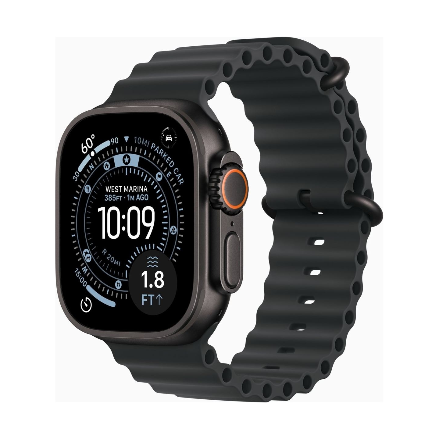 Apple Watch Ultra 3 | Smart watch | GPS (satellite) | LTPO OLED Always-On Retina display | Black Titanium