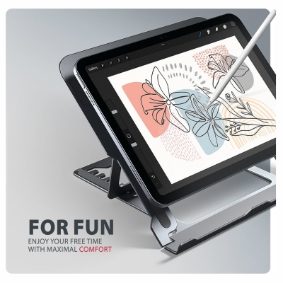 Axagon STND-LAG ALU stand for laptops 10-17 8 positio