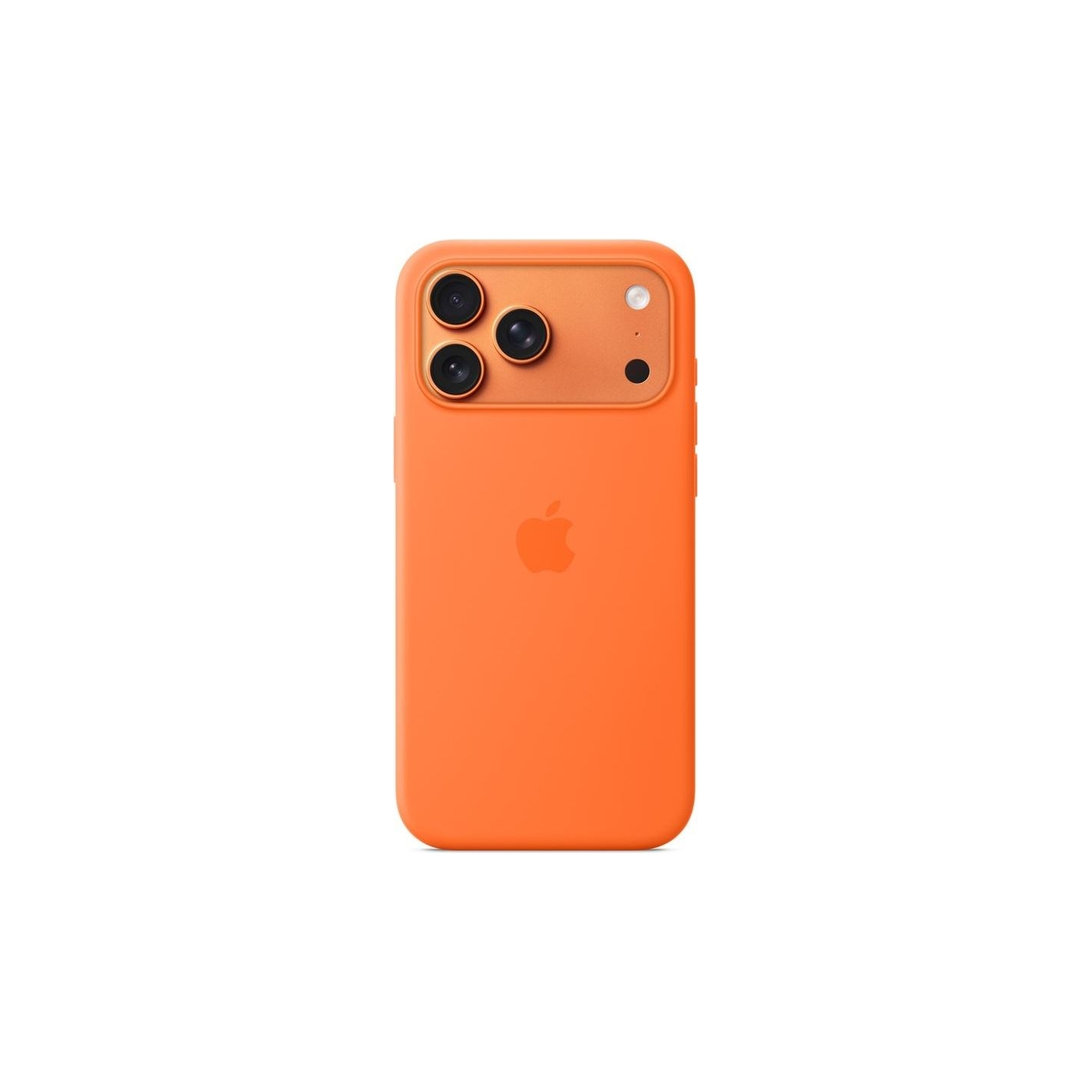 Apple iPhone 17 Pro Max Silicone Case with MagSafe – Orange | Apple