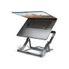 Axagon STND-LAG stand for laptops and tablets. Aluminum stand for laptops size 10-17.3. Eight adjustable height and angle. Grey.