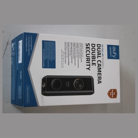 Anker Eufy Doorbell 2 Pro, Black | Anker Eufy Doorbell 2 Pro | UNPACKED, SCRATCHED TOP