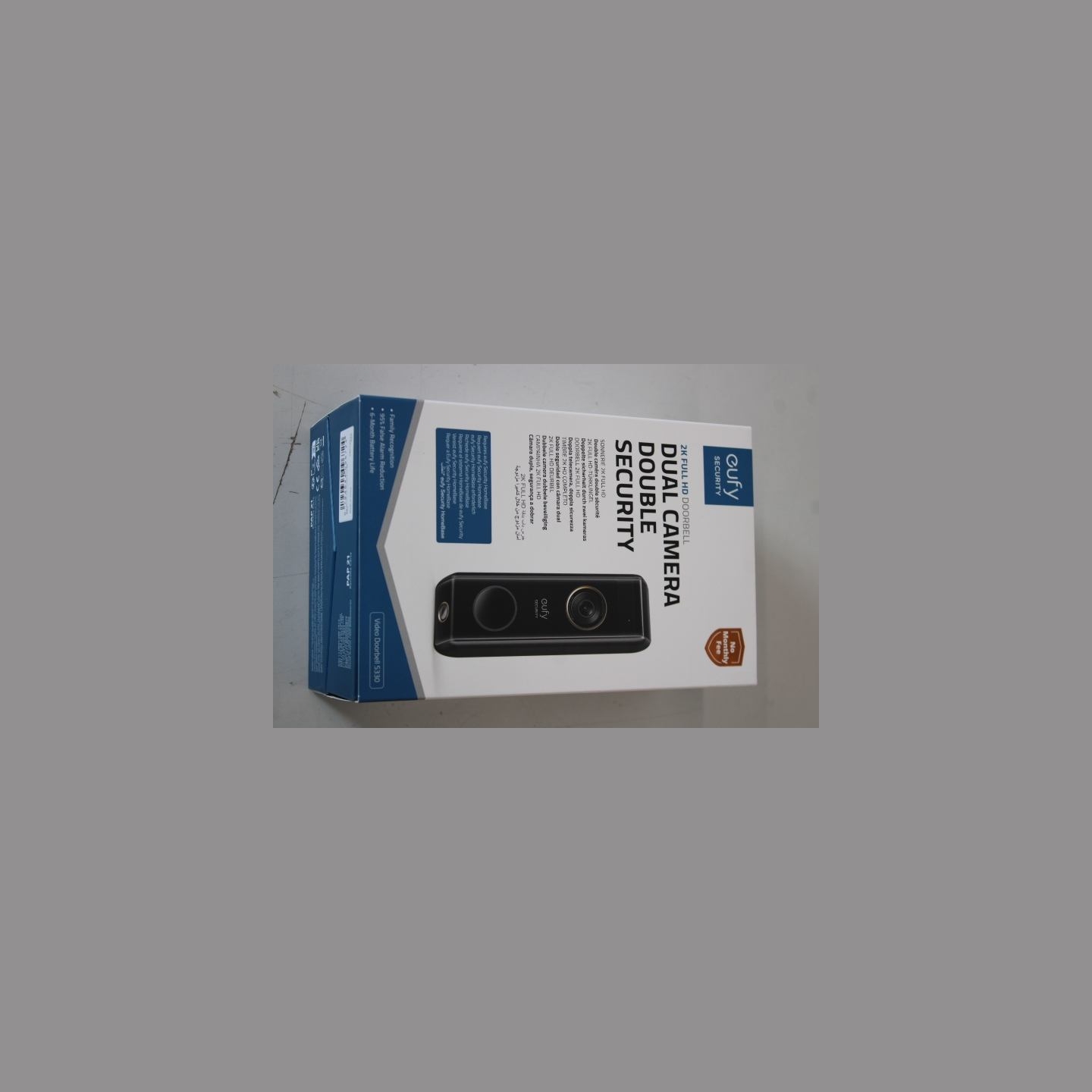 Anker Eufy Doorbell 2 Pro, Black |  Anker Eufy Doorbell 2 Pro | UNPACKED, SCRATCHED TOP