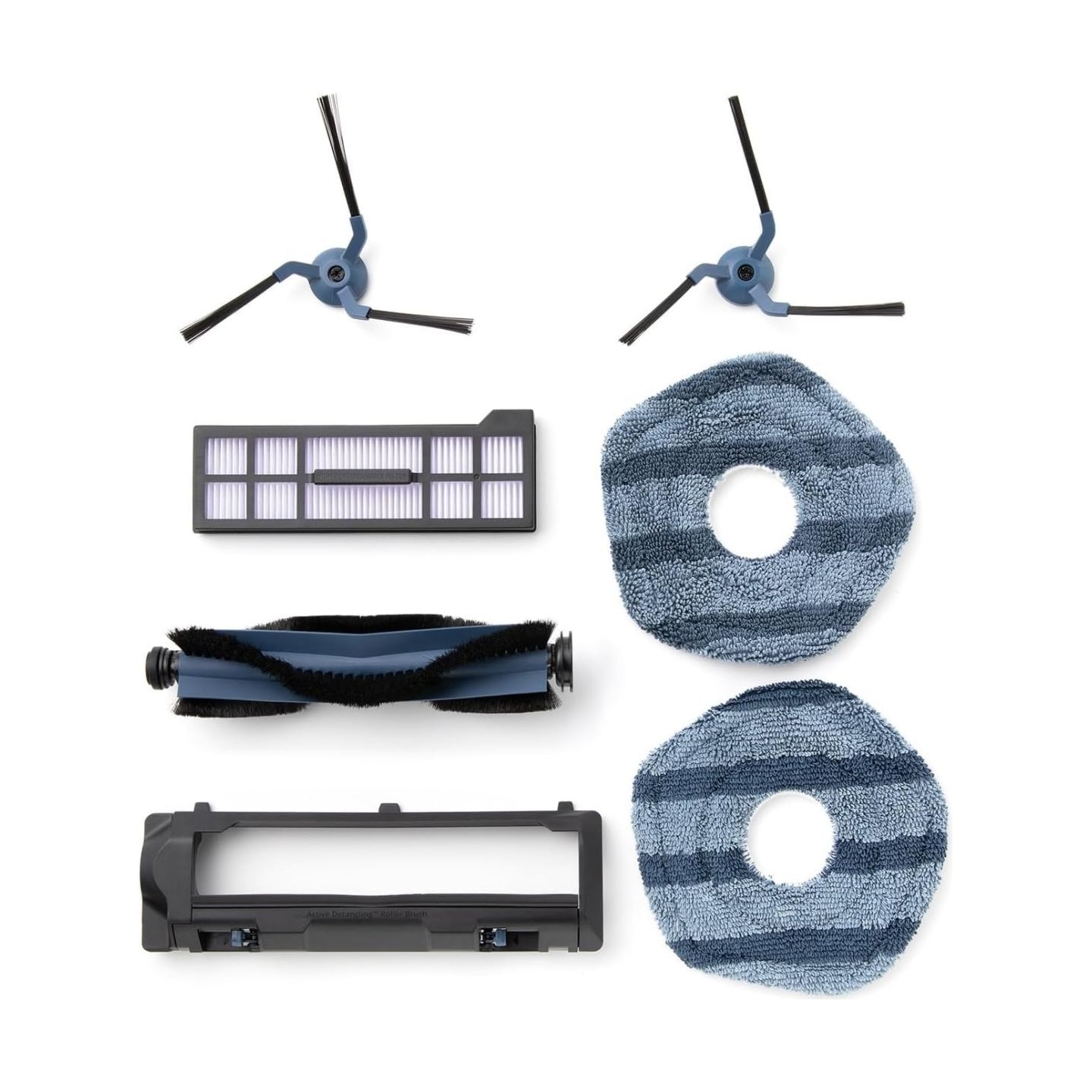 Anker Eufy | Replacement Parts Kit for Eufy C20 Omni Robot Vacuum, Roller Brush with Bristles and Rubber, Brush Guard, 2 Side Br