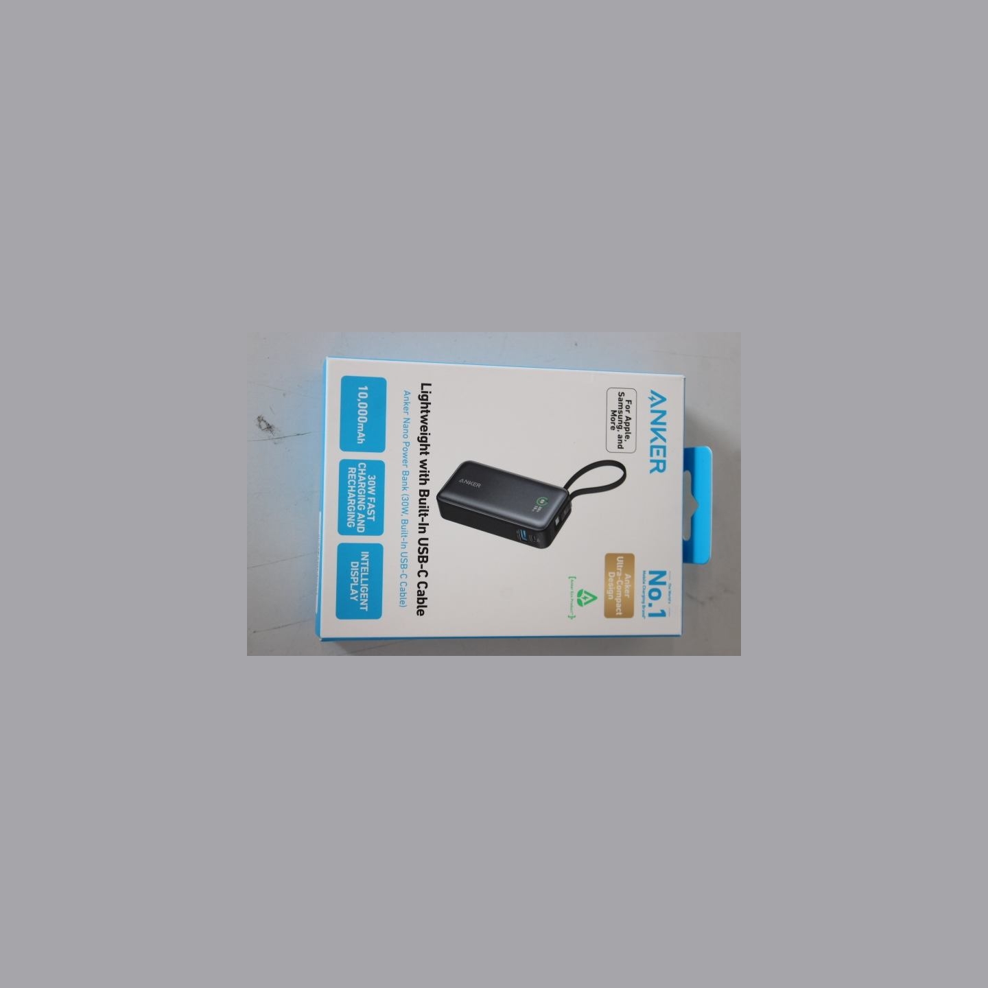 Anker 545 Nano Power Bank | A1259G11 | 10000 mAh | Black | DEMO