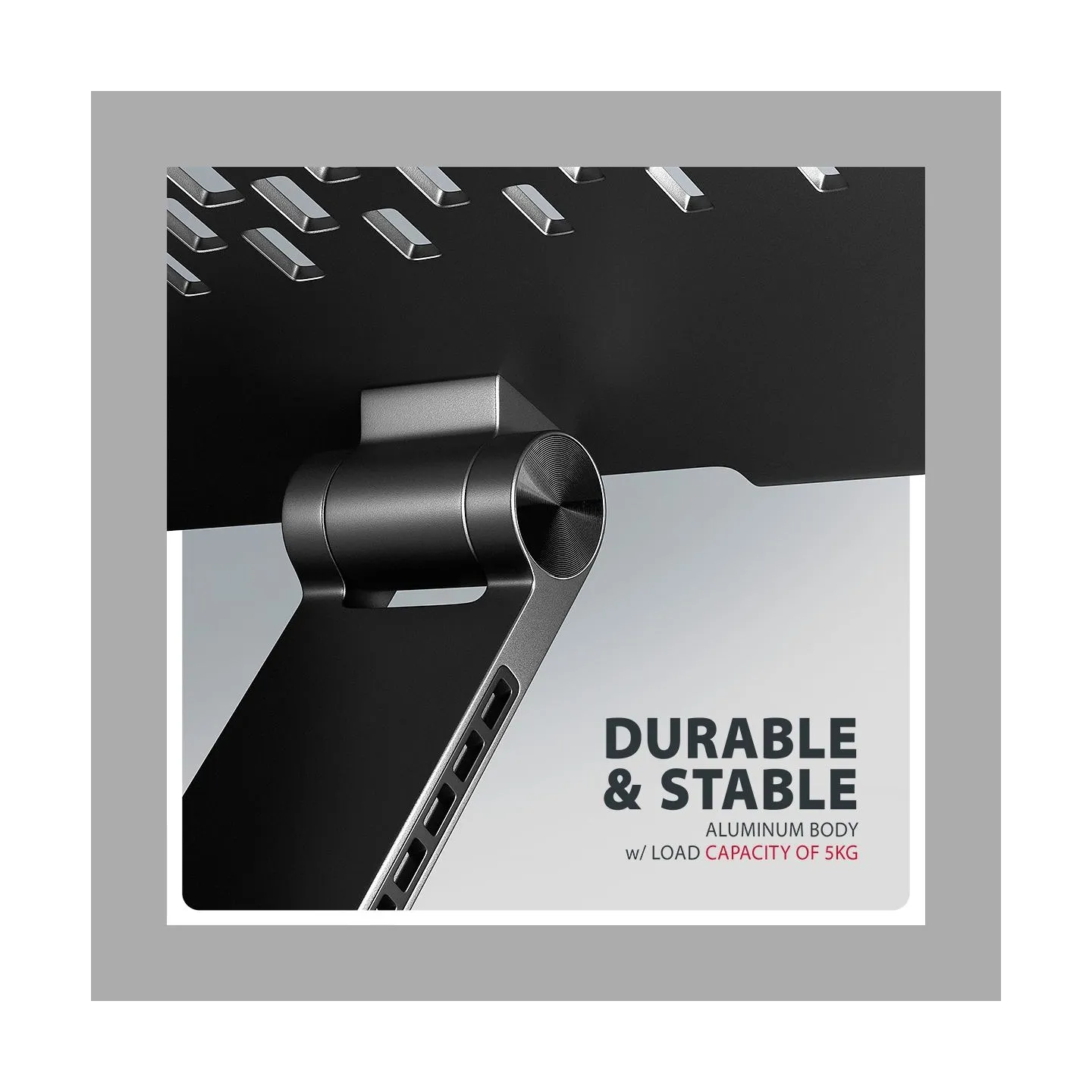 Axagon STND-LRB ALU stand for laptops 10-16 black