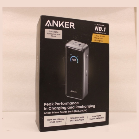 Anker Prime power bank - USB, 2 x USB-C - 300 Watt | 26250 mAh | Black | DEMO