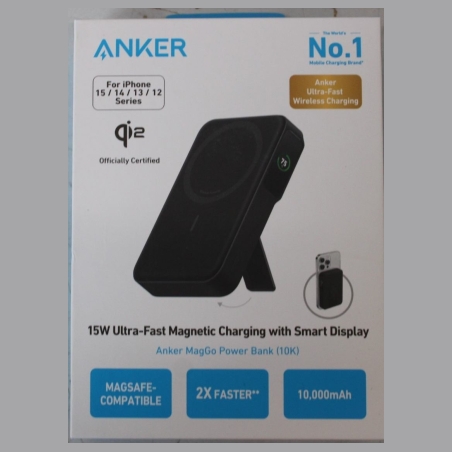 Anker | Anker 633 Magnetic Wireless Power Bank with 27W USB C port | A1654G11 | 10000 mAh | Black | DEMO