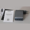 Anker Prime Charger, 3 Ports, Silver | Anker Prime Charger, 3 Ports, 160W, Silver | UNPACKED, NO ORIGINAL PACKAGING