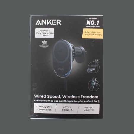 Anker Prime Wireless Car Charger Qi2.2  25W wireles charging (MagGo, AirCool, Pad) | Anker Prime Wireless Car Charger Qi2.2, 25W