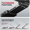 Axagon STND-LRB Aluminum stand with 360 rotation for laptops 10-17.3. Adjustable height and angle. Black.