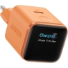 Anker Nano Charger 45W, Smart Display, Orange | 24 pin USB-C