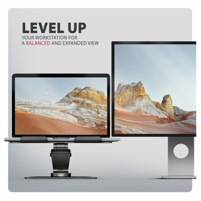 Axagon STND-LRB ALU stand for laptops 10-16 black