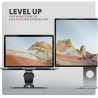 Axagon STND-LRB Aluminum stand with 360 rotation for laptops 10-17.3. Adjustable height and angle. Black.