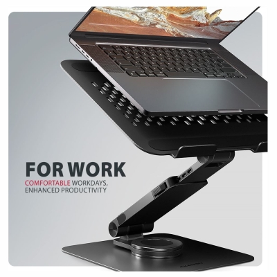 Axagon STND-LRB ALU stand for laptops 10-16 black