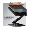 Axagon STND-LRB Aluminum stand with 360 rotation for laptops 10-17.3. Adjustable height and angle. Black.