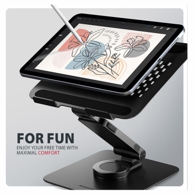 Axagon STND-LRB ALU stand for laptops 10-16 black