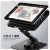 Axagon STND-LRB Aluminum stand with 360 rotation for laptops 10-17.3. Adjustable height and angle. Black.