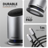 Axagon MC-WL9 USB-C 10Gbps Wireless Charging 9in1 hub