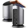 Axagon HMC-WL9 USB hub 9in1 HDMI DP GLAN PD wir cha