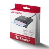 Axagon CRE-SM3TC USB-C Smart card/ID card FlatReader, 1.2m cable