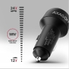 Axagon PWC-PQ48 PD3.0 & QC4+2xOUTPUTS car charger 48W