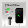 Axagon PWC-PQ48 PD3.0 & QC4+2xOUTPUTS car charger 48W