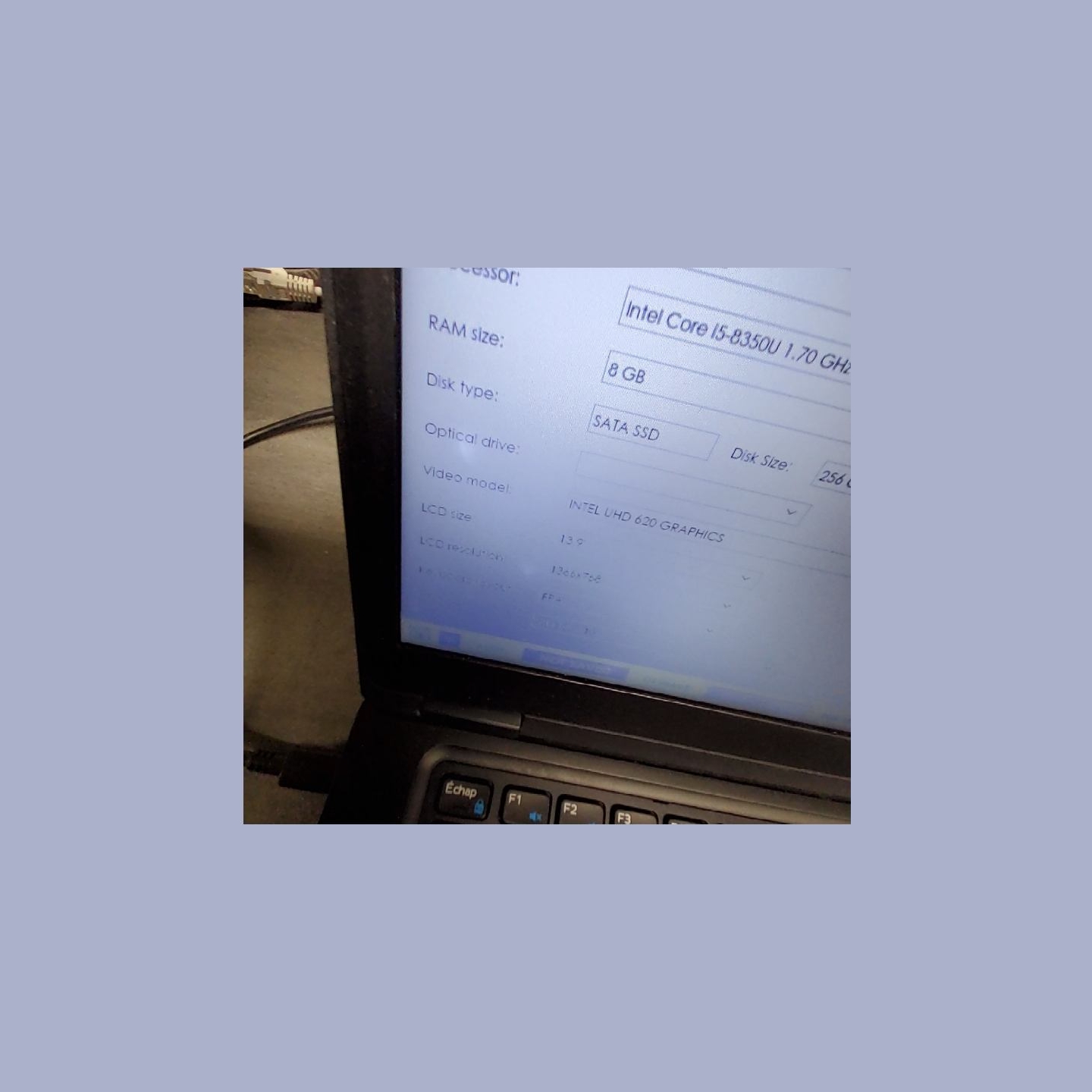 Dell Latitude 5490 | 8 GB | 1 x 256 SSD | B